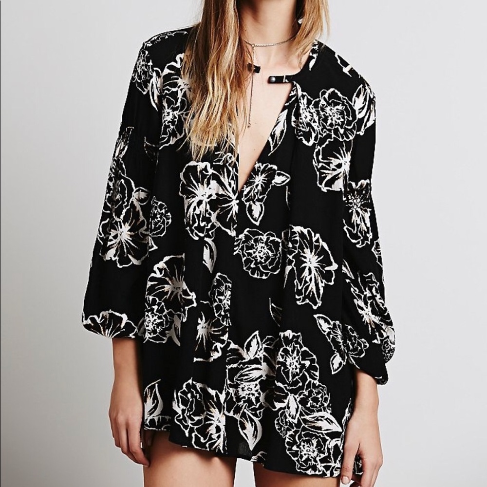 Free people floral tunic